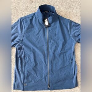 Peter Millar Solstice Performance Hybrid Full-Zip Cardigan Golf Jacket XL